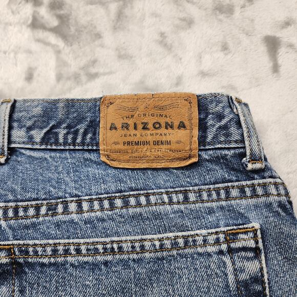 Vintage Arizona Jeans Mens 36X36 Blue Relaxed Fit Distressed Straight Leg Casual - Picture 7 of 15